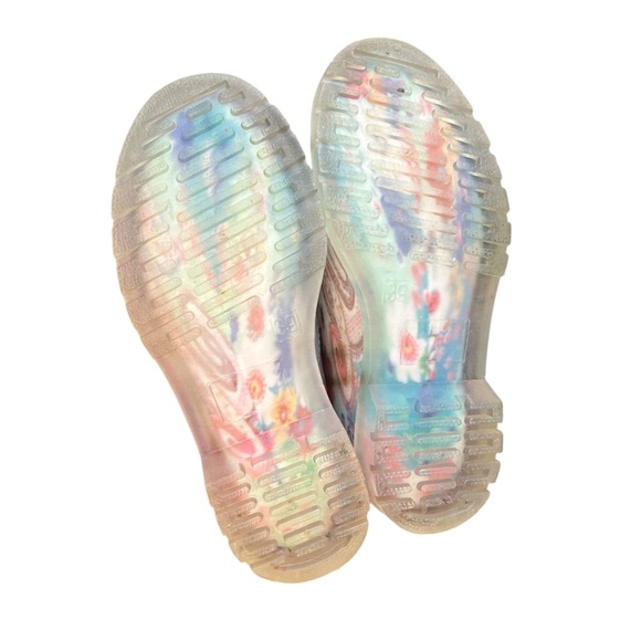 Women's Gossip Floral Paisley Rubber PVC Festival Rain Boots Grunge Size 39 - Picture 5 of 8